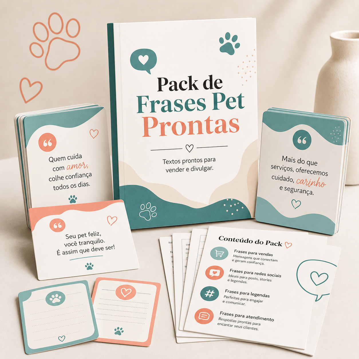 Pack de Frases Pet Prontas