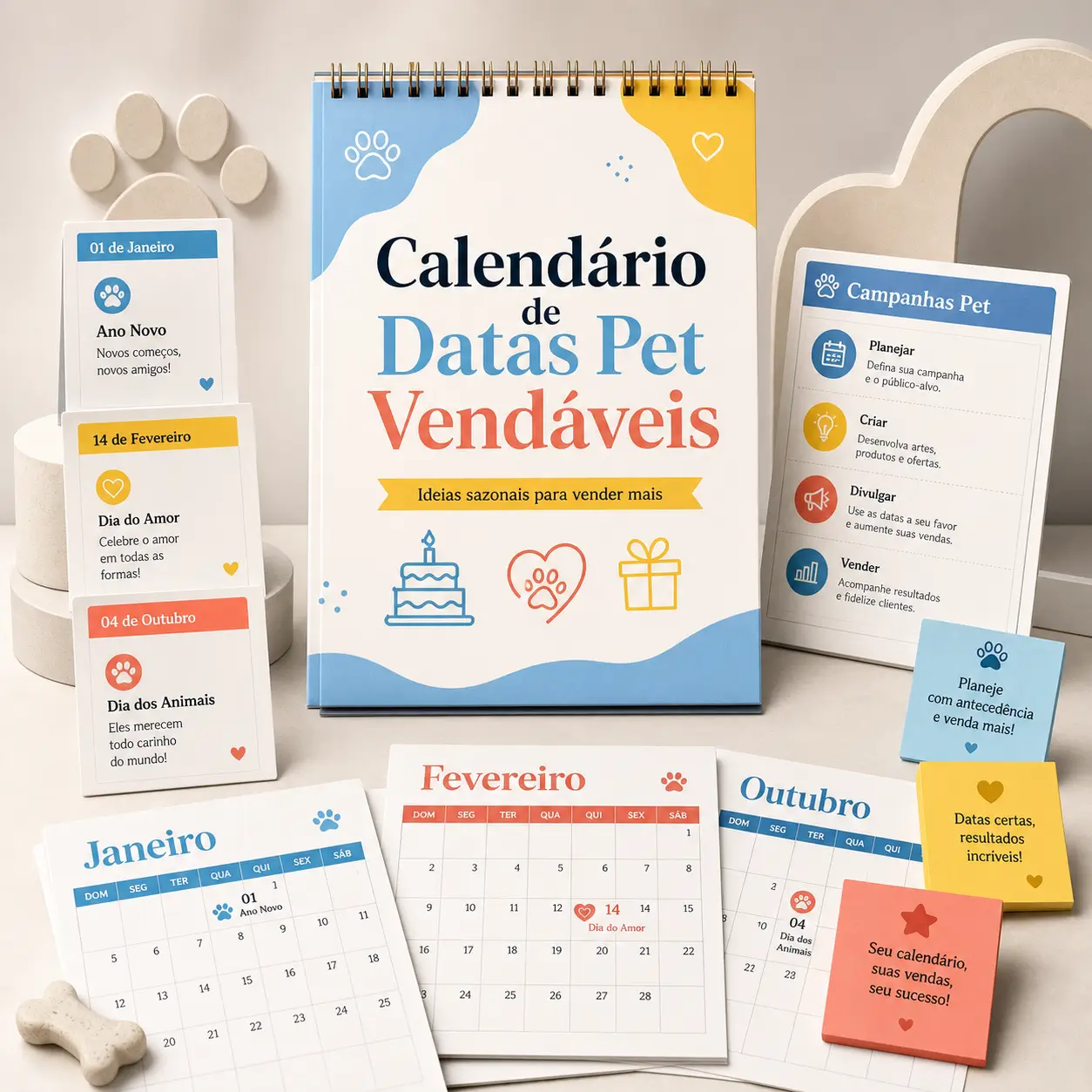 Calendário de Datas Pet Vendáveis